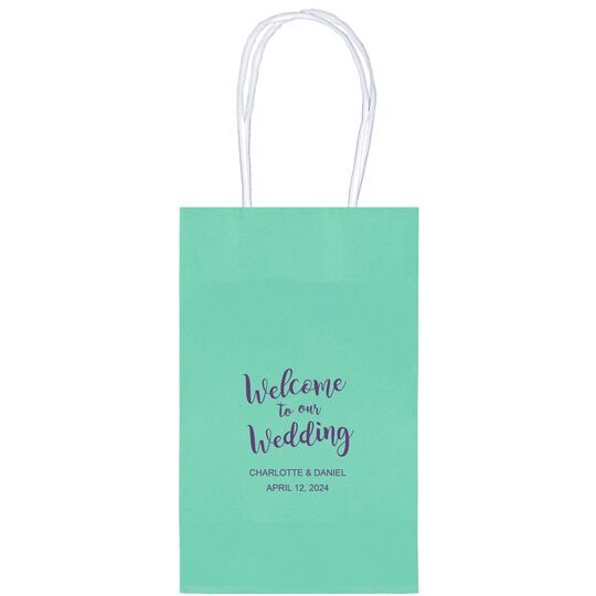 Welcome to our Wedding Medium Twisted Handled Bags
